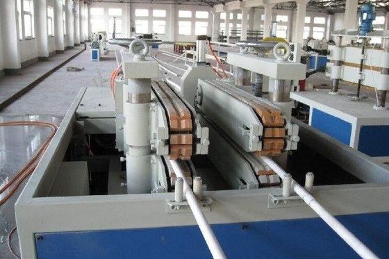 Linea/macchinario di plastica dell'estrusione del doppio tubo del PVC UPVC con la vite gemellata