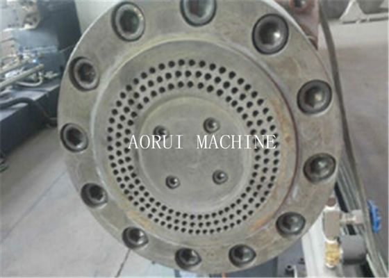 Un buon prezzo. Linea di produzione di plastica dei granelli della vite del doppio del PVC, macchina calda dei granelli di taglio del PVC in linea