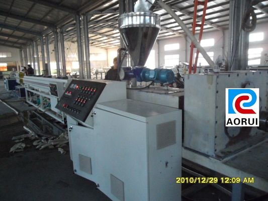 Un buon prezzo. Linea di plastica dell'estrusione del tubo dell'HDPE/LDPE, linea di produzione ondulata a parete semplice del tubo in linea