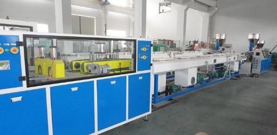 Un buon prezzo. Estrusore a vite gemellato completamente automatico, linea doppia tubo rigido del PVC che fa macchina in linea