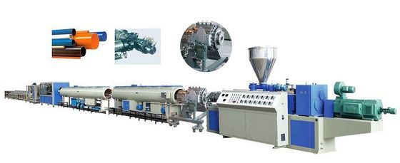 Un buon prezzo. Linea di plastica completamente automatica macchina dell'estrusione del tubo dell'estrusore a vite del doppio della tubatura dell'acqua del PVC in linea