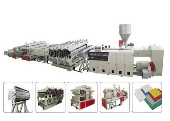 Un buon prezzo. Bordo di WPC che fa la linea di produzione del bordo della macchina WPC, macchina di plastica dell'estrusione del bordo di WPC/espulsore di plastica del bordo in linea
