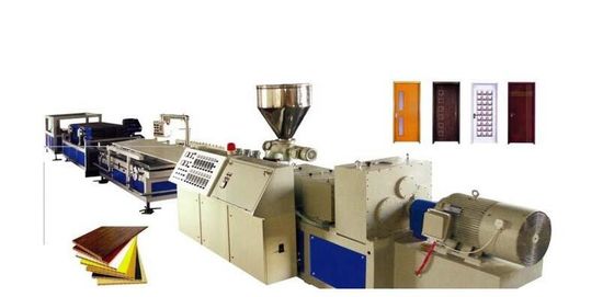Un buon prezzo. Linea composita di plastica di legno automatica dell'estrusione per la fabbricazione di plastica composita del legno di profilo in linea