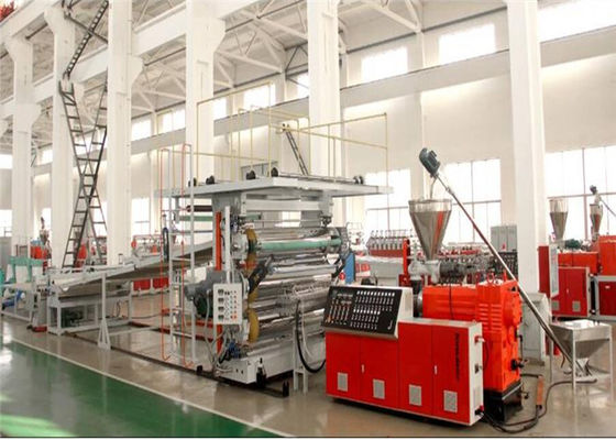 Un buon prezzo. Linea di plastica decorativa dell'estrusione dello strato del marmo di limitazione del PVC, strato di plastica che fa macchina in linea