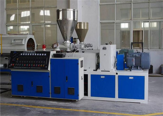 Un buon prezzo. Linea di plastica gemellata conica dell'estrusione dell'estrusore a vite per il tubo del PVC in linea