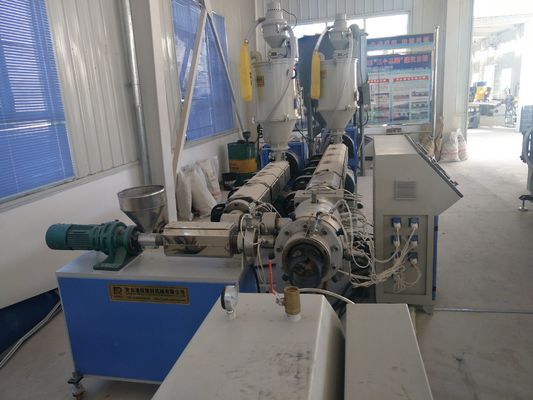 Macchina per la produzione di tubi di gas e tubi d'acqua in HDPE PE, estrusore a vite singola con certificato CE