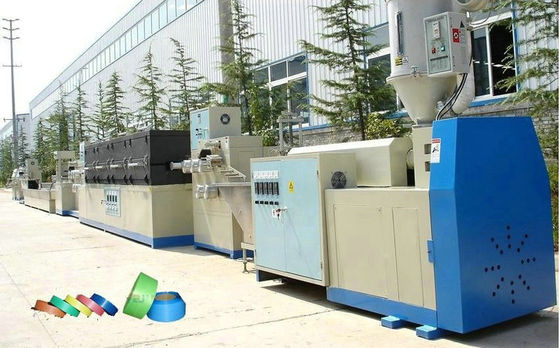 Un buon prezzo. I pp che attaccano la macchina della plastica della banda, PE hanno riciclato la linea di produzione della banda della cinghia in linea