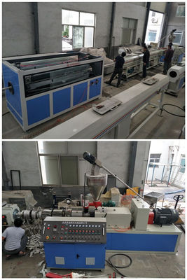 Linea di plastica tagliatrice dell'estrusione del tubo di controllo dello SpA automatica del tubo del PVC