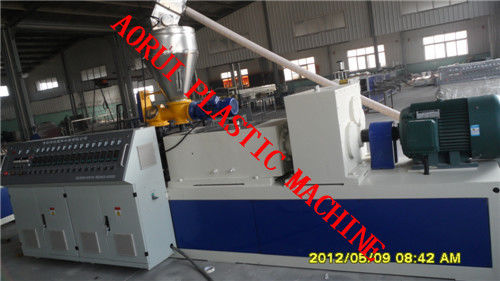 Un buon prezzo. Linea di plastica dell'estrusione di profilo della vite gemellata automatica per il vassoio/terrazzo di WPC in linea
