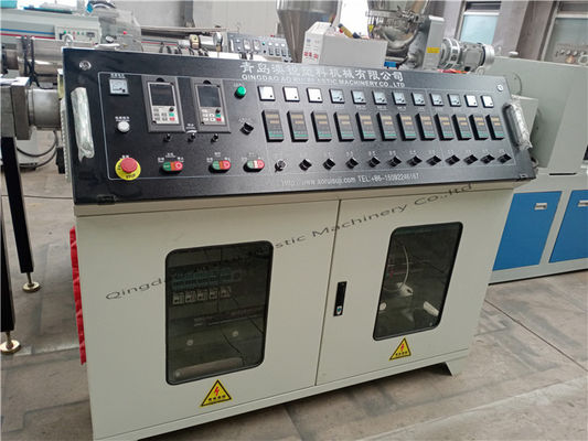 linea tubo completamente automatico dell'estrusione del doppio tubo del PVC di 90mm dell'uscita che fa macchina