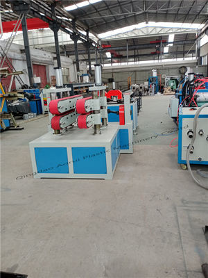 Linea di estrusione di tubi a due cavità in PVC 12 - macchina per la produzione di tubi a doppia uscita da 63 mm