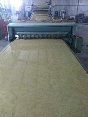 Un buon prezzo. Doppio espulsore di profilo del marmo dell'estrusore a vite WPC per la decorazione del fondo della TV in linea