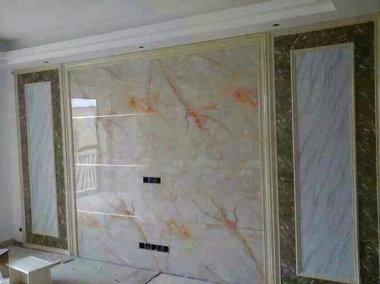 Un buon prezzo. Linea di plastica decorativa di marmo dell'estrusione di profilo del Faux in linea